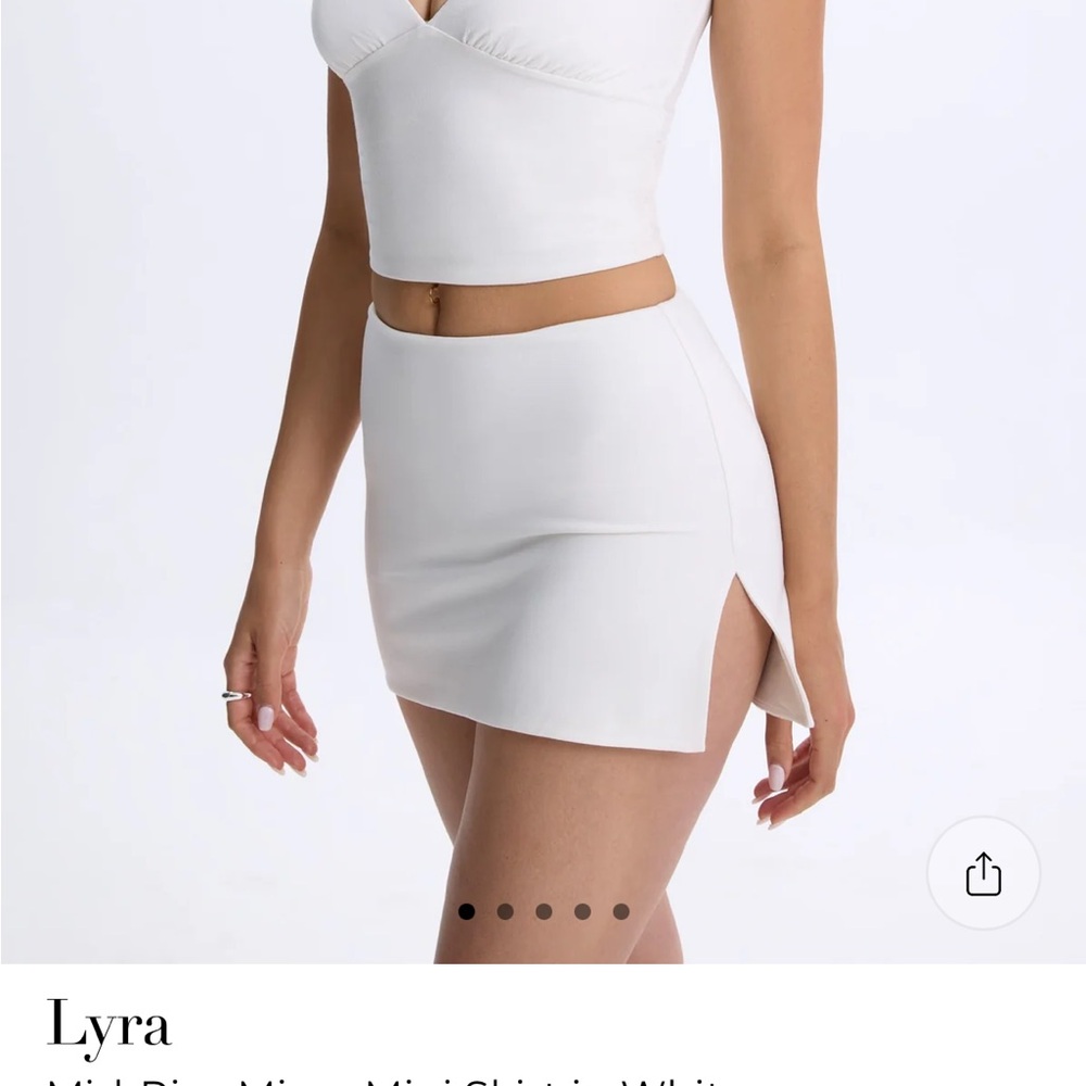 Oh Polly NWT white skirt